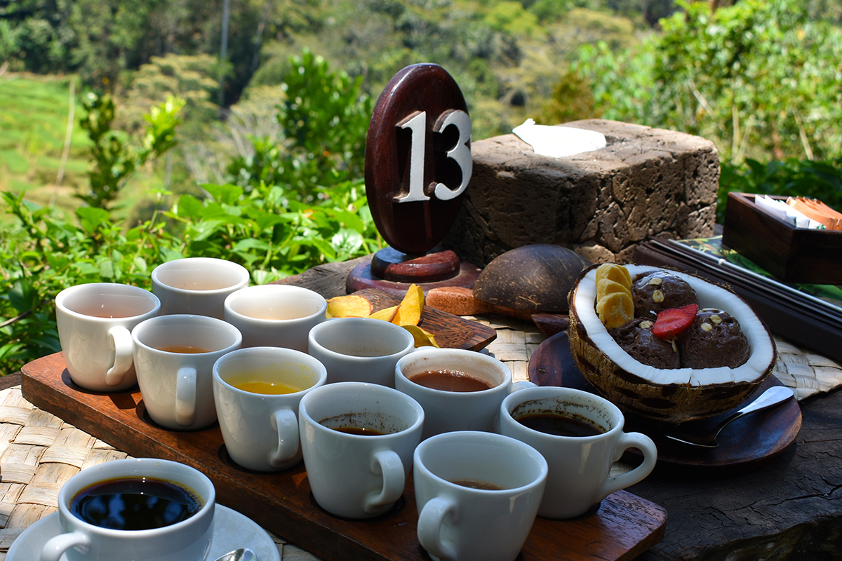 Aneka pilihan kopi di Agrowisata Bali Pulina, Ubud