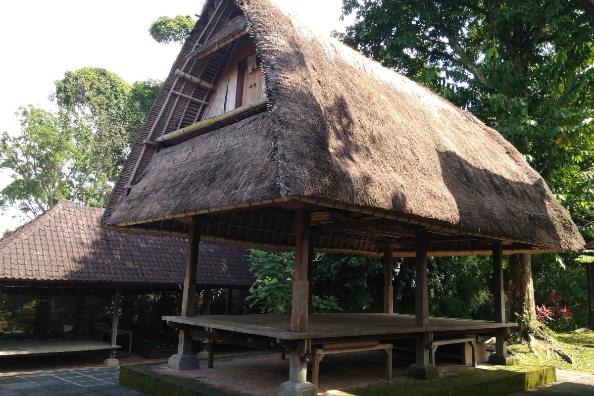 Jineng in Balinese traditional house