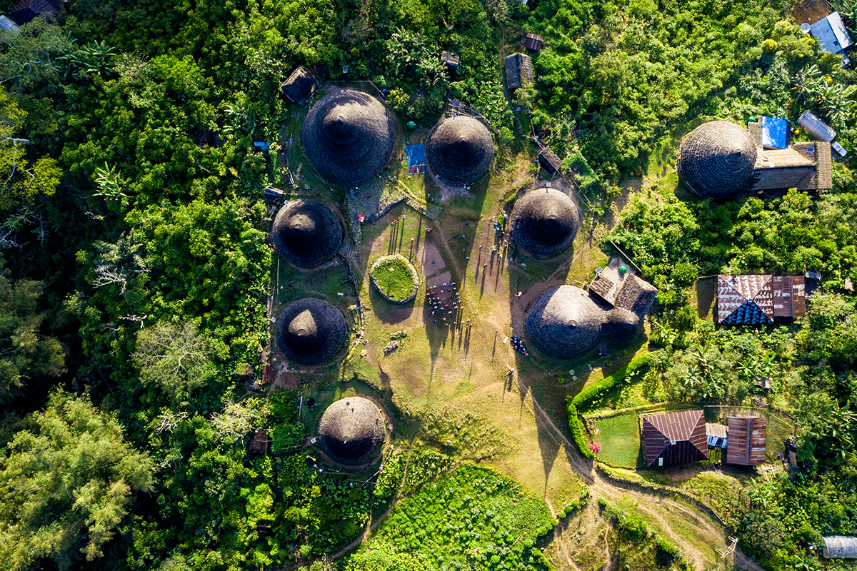 The Traditional Village of Wae Rebo on the Island of Flores