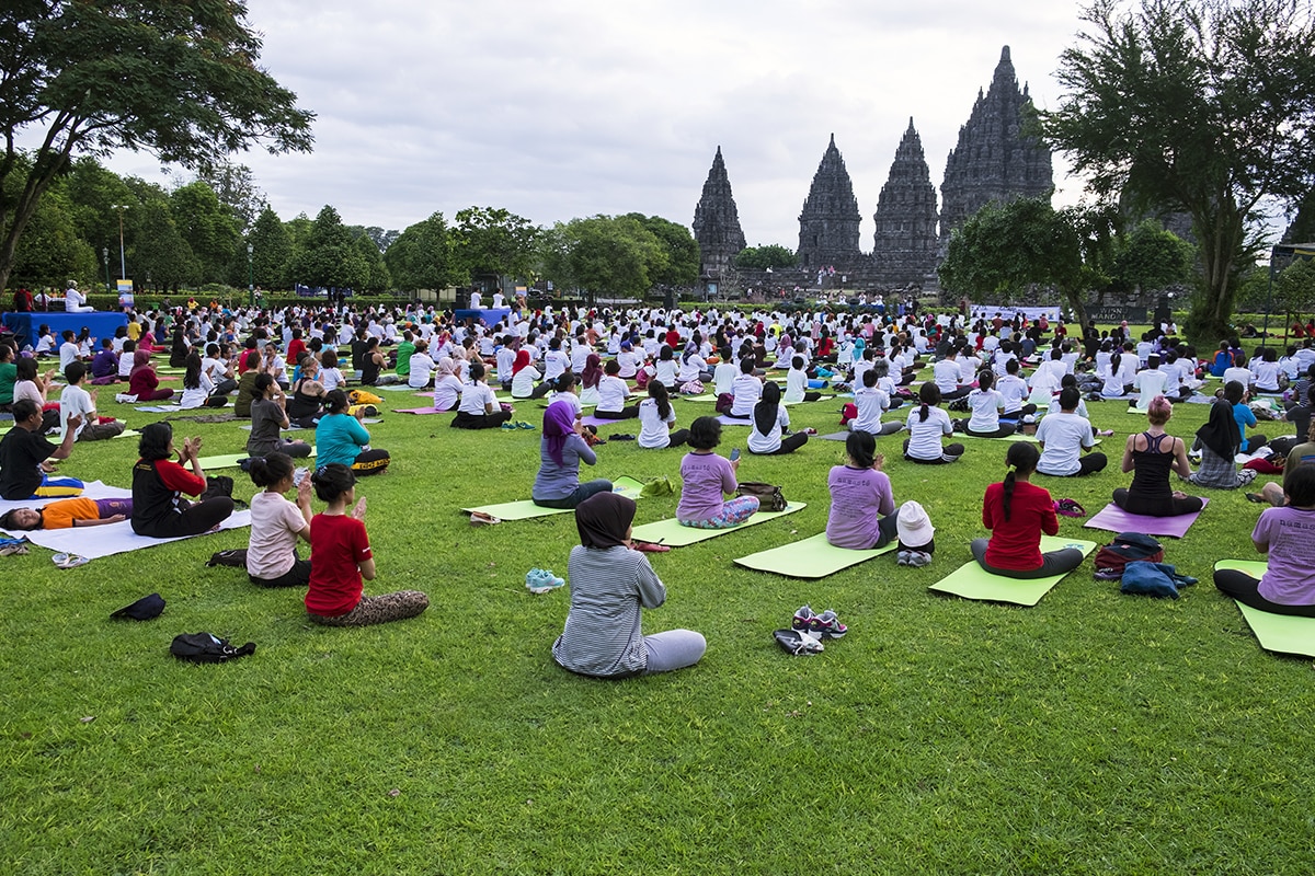 2018年第四屆國際瑜伽節 在印尼的十個城市舉行