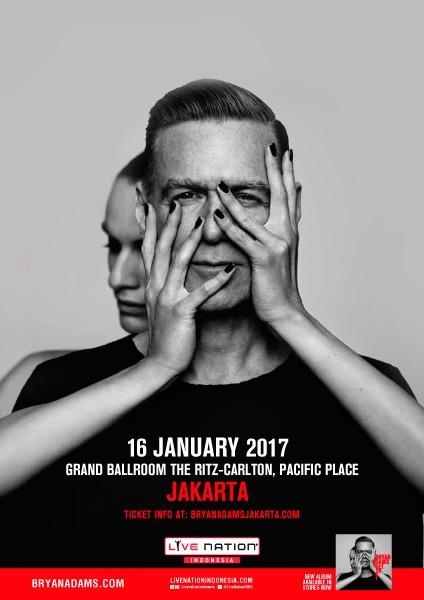 Bryan Adams: the Get Up Tour Concert 2017 in Jakarta