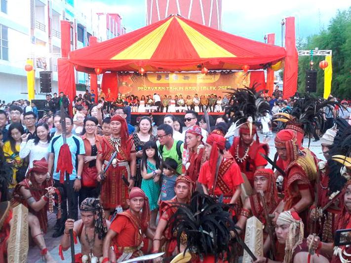 文化融合成為了北蘇拉威西萬鴉老中國新年慶祝活動最重要的部分