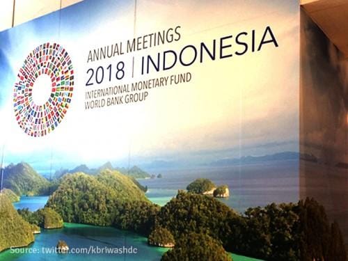 인도네시아는 현재 ‘2018 발리 IMF 세계 은행 연차 총회’ 준비중