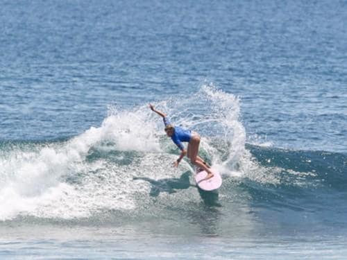 Nishi Keijiro, Winner of Krui International Surfing Competition 2017 in Lampung 