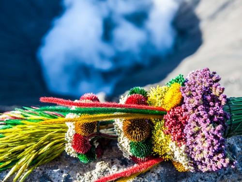 Thousands of Tourists Joined the Yadnya Kasada Ritual at Mt. Bromo’s Crater Rim