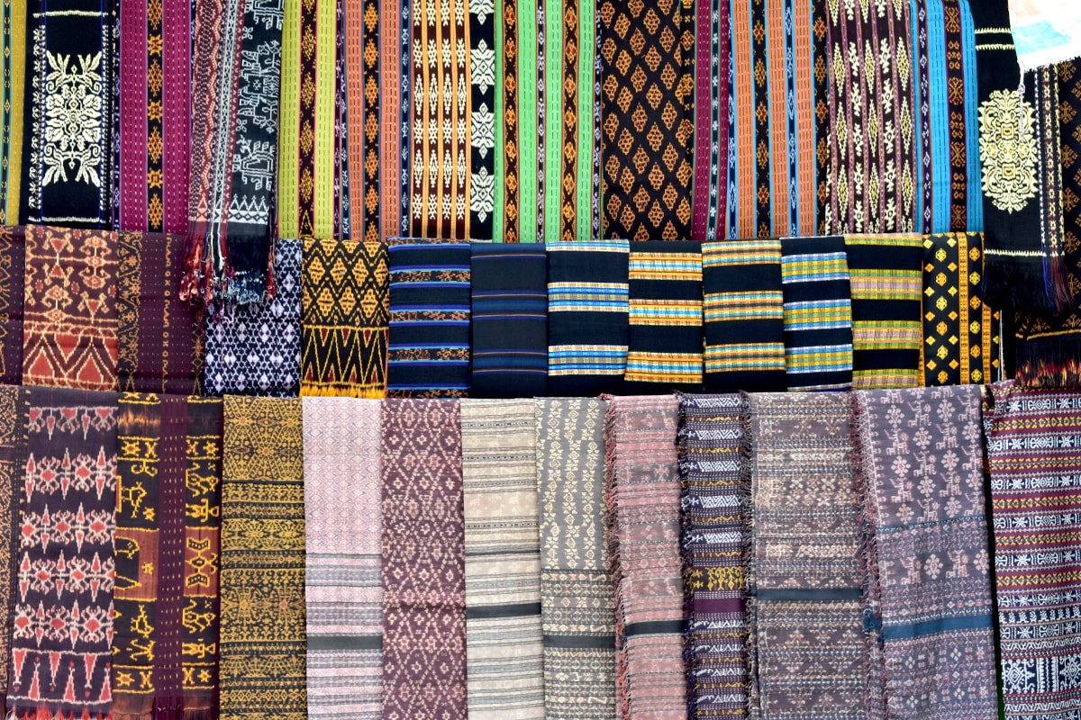 Kain tenun ikat khas NTT, Desa Sikka