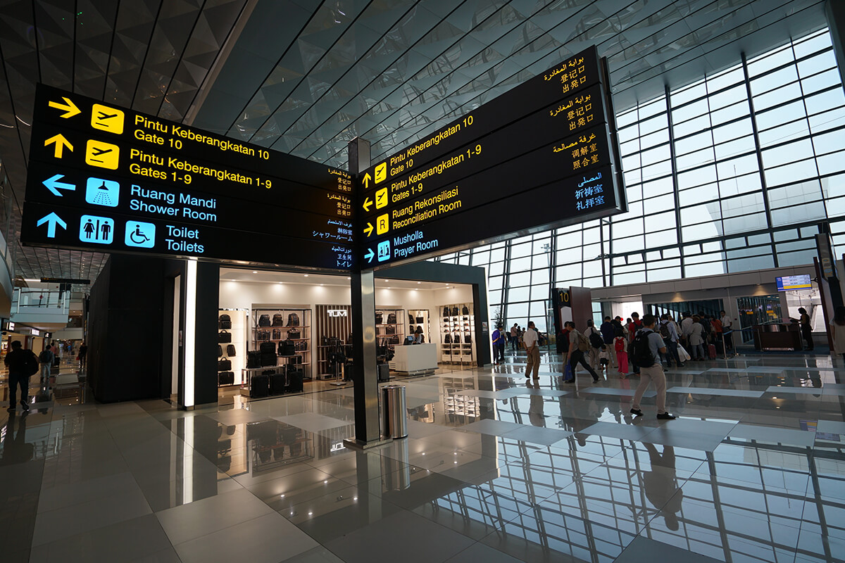 Indonesia Airports Map