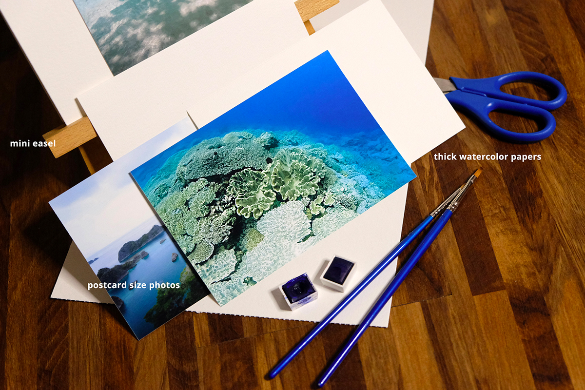 travel keepsake calendar materials