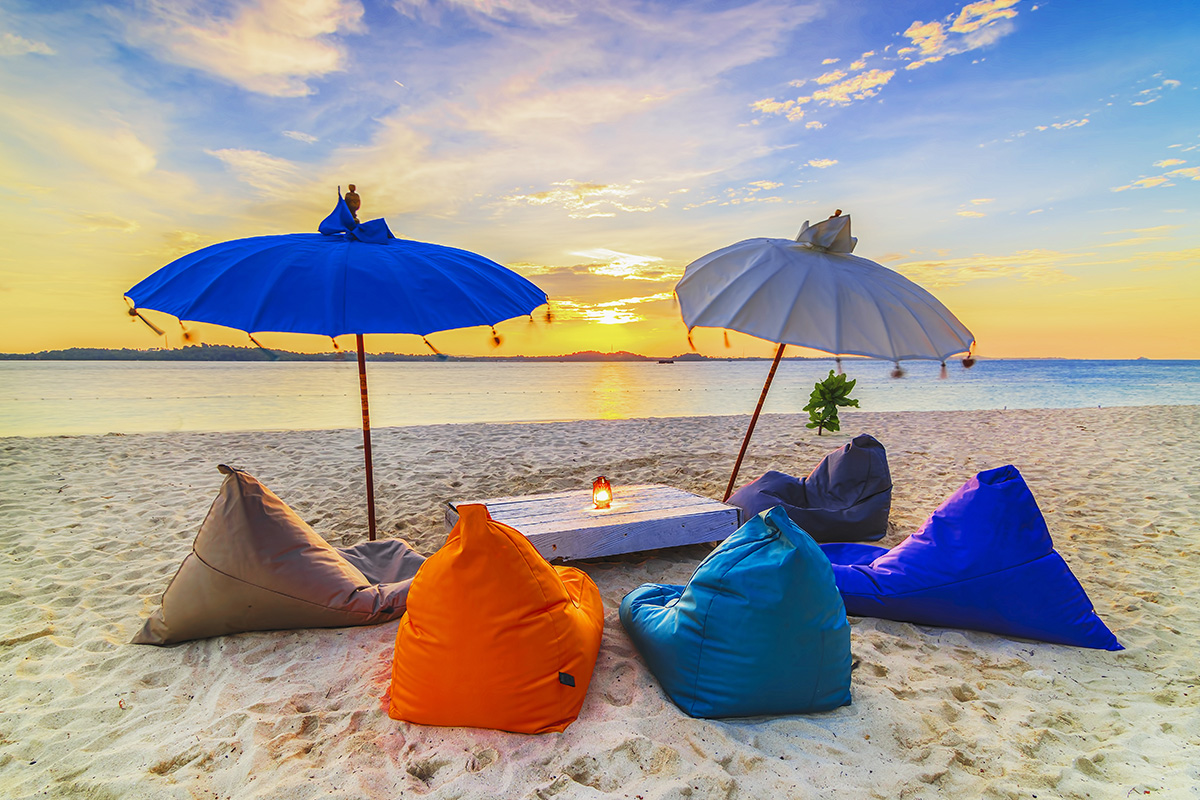 the view from White Sands Island