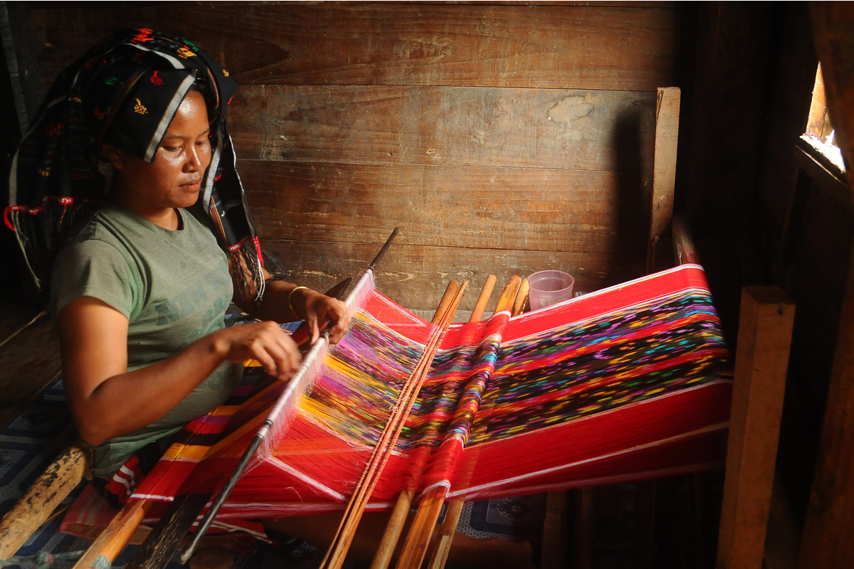 Indonesian fabric