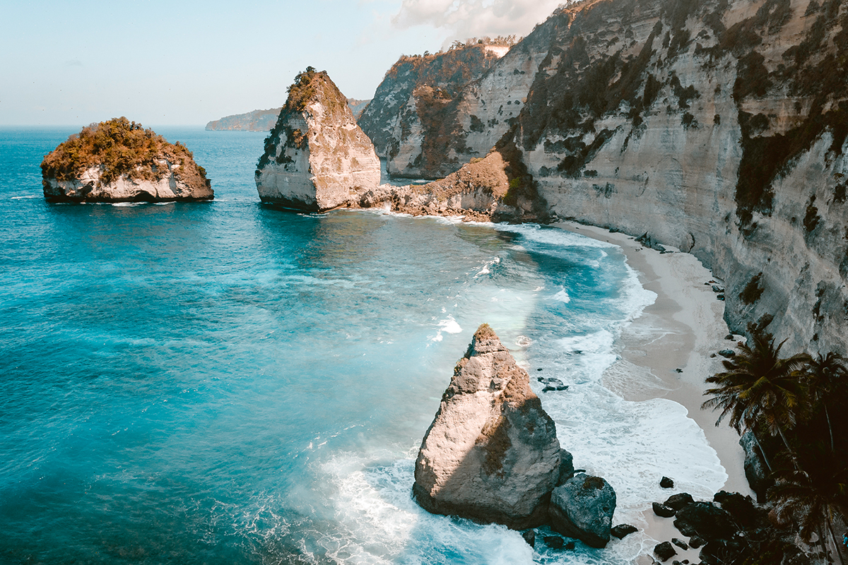 Diamond Beach in Nusa Penida