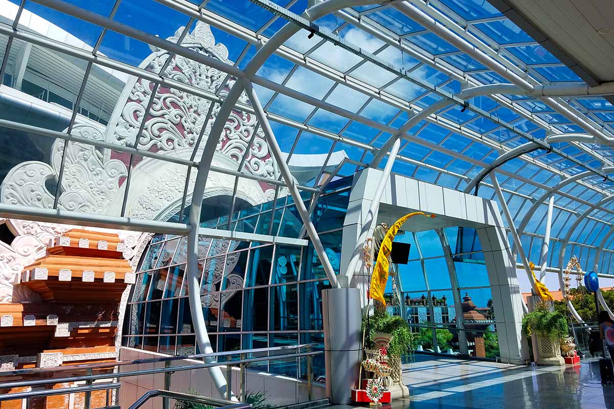 the terminal of Ngurah Rai Airport