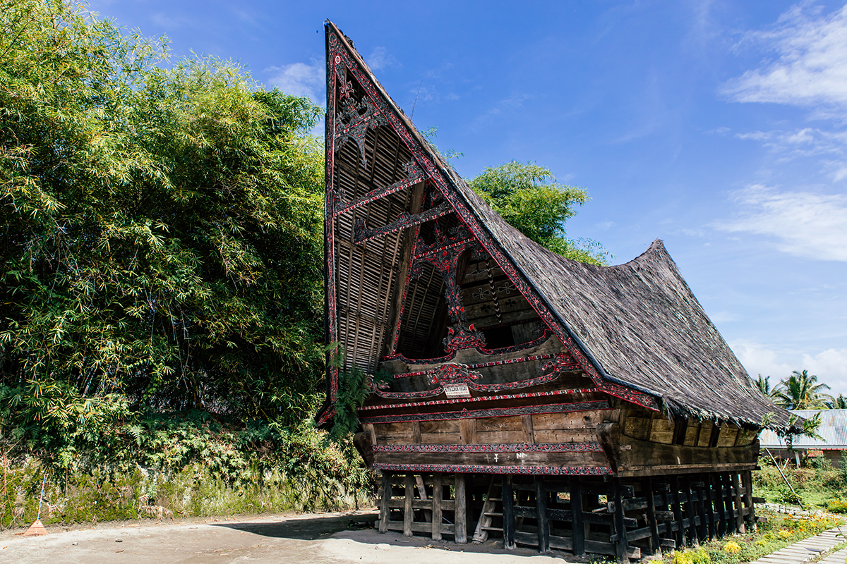 bolon house in north sumatera