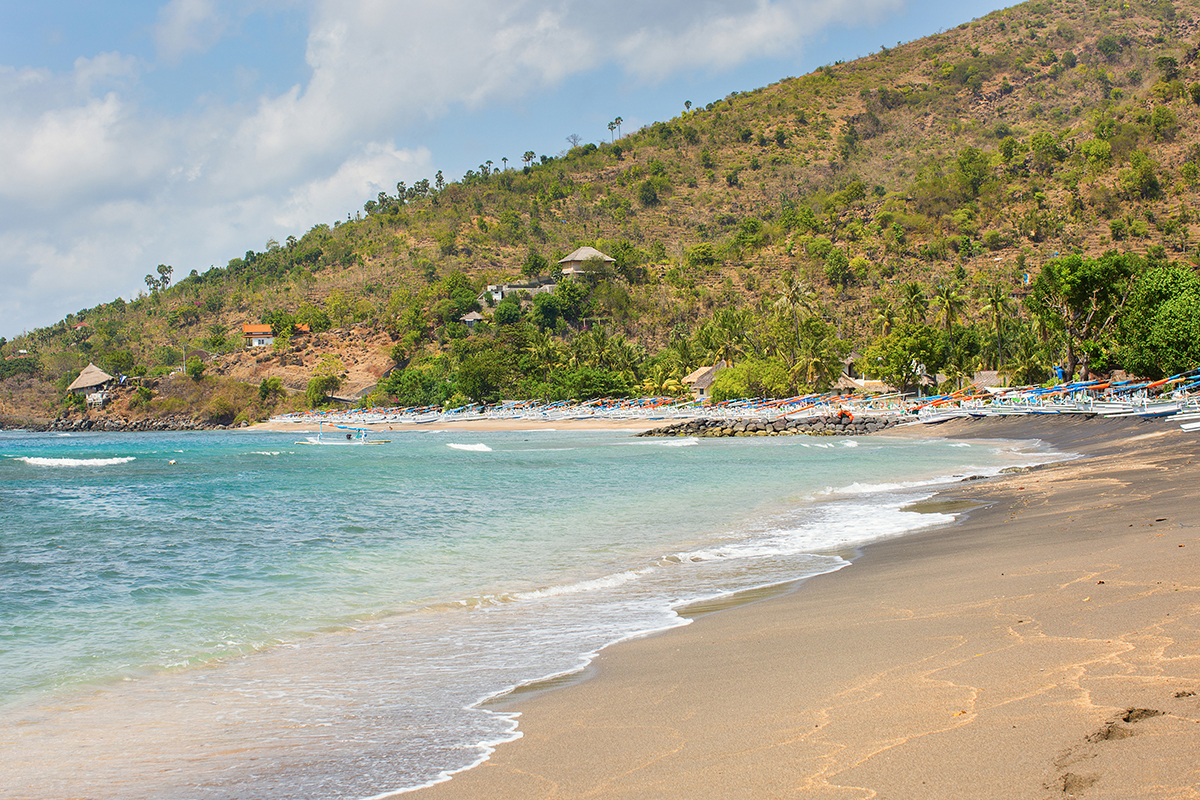 the view of Amed Beach