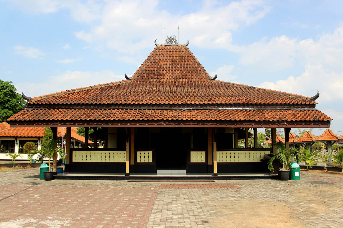 a large Joglo house in Central Java