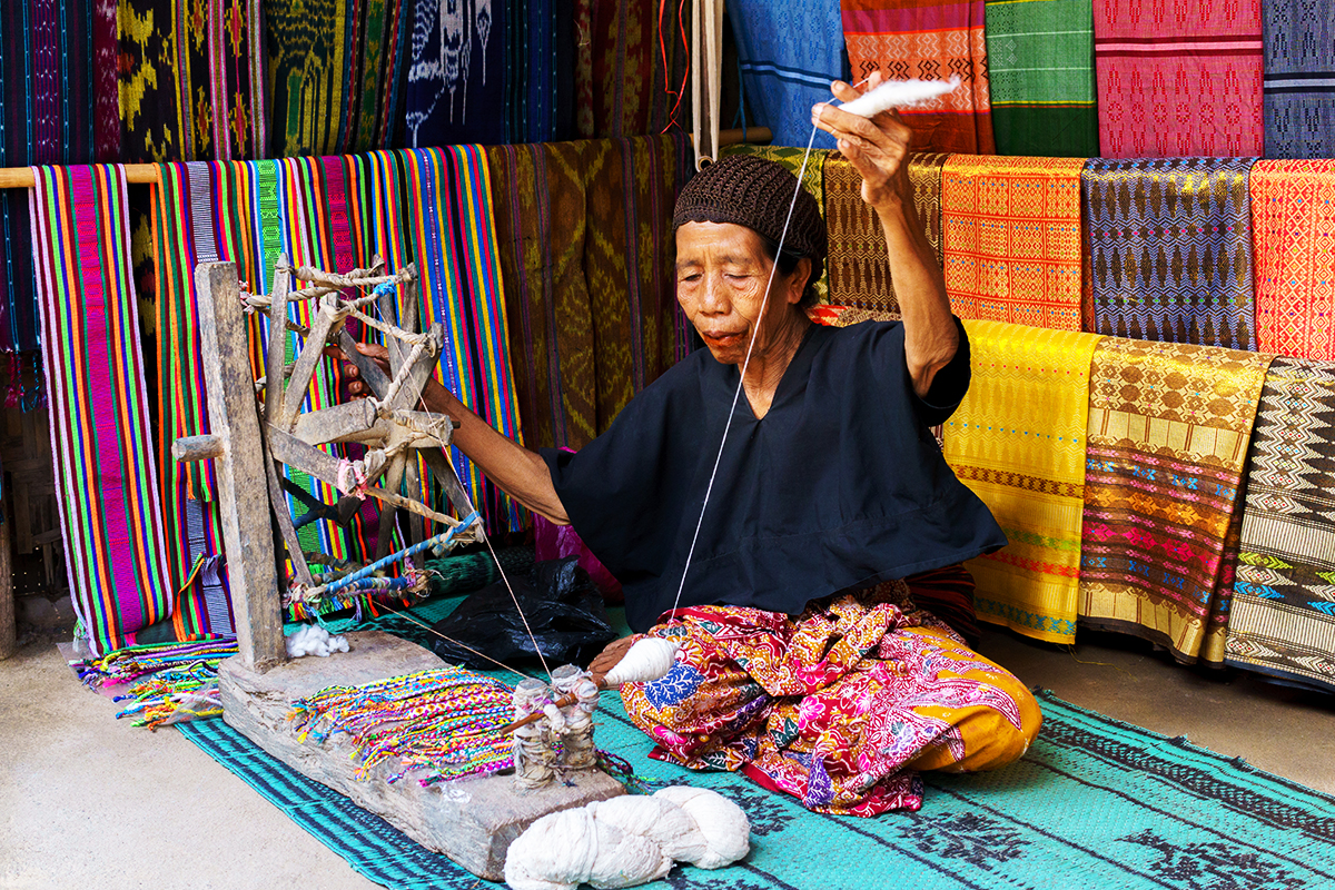 hand weaving