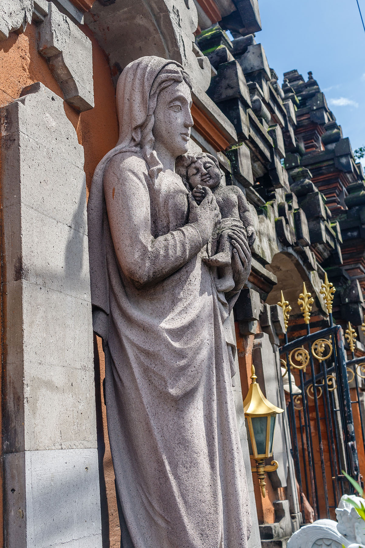 a statue in Church of St. Joseph