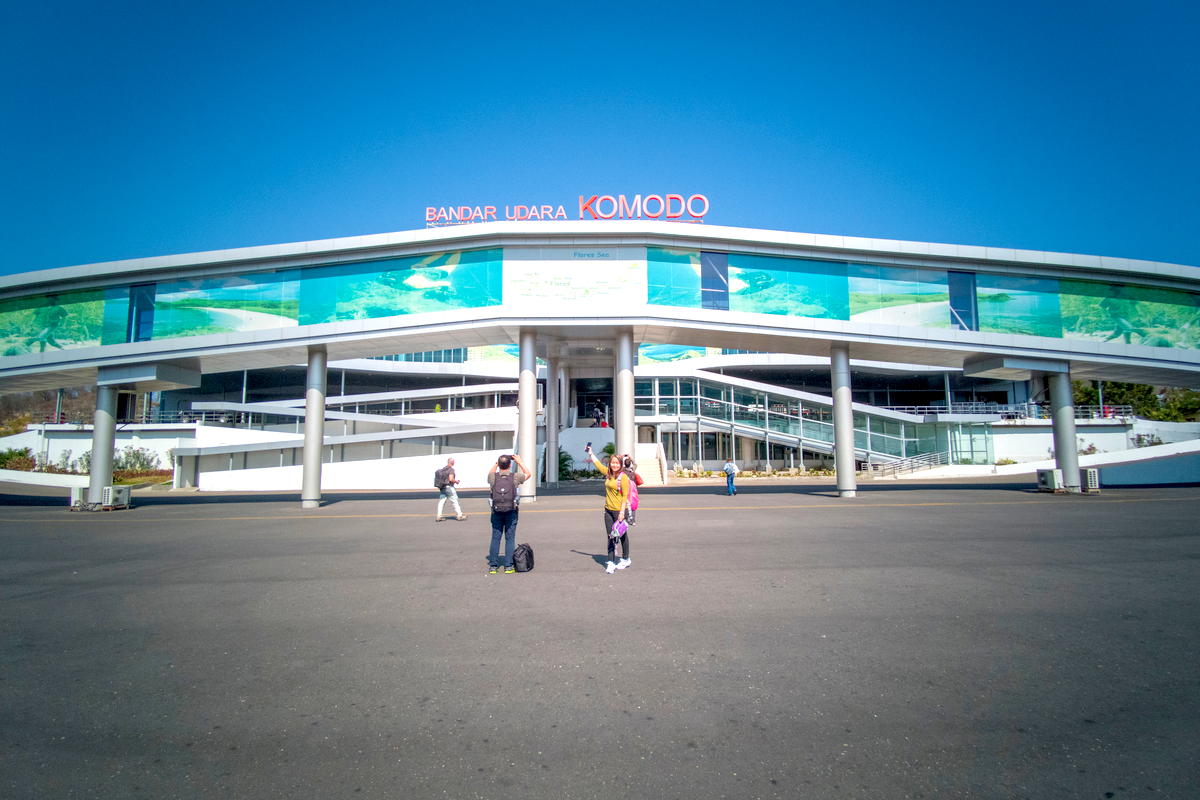 Labuan Bajo airport in Komodo National Park