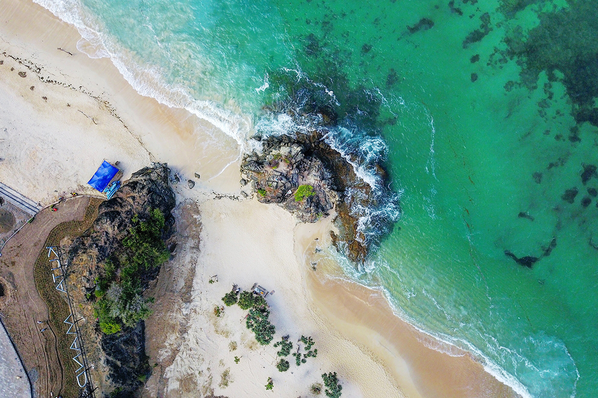 Eksotisme Pantai Kuta Mandalika, Lombok, NTB