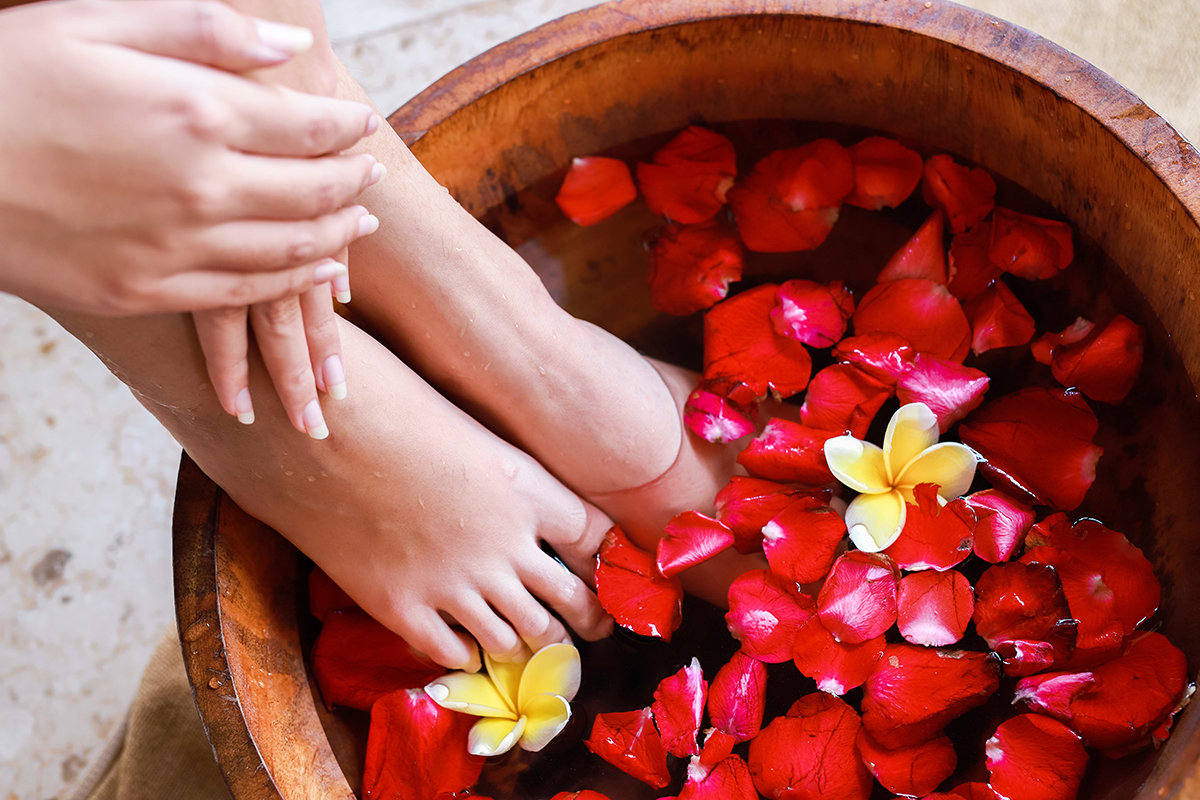 rose bath