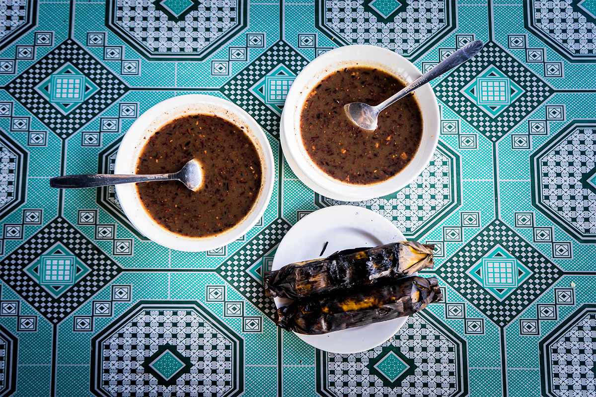 Kuliner di sekitar Desa Wisata Maria, bubur minasarua