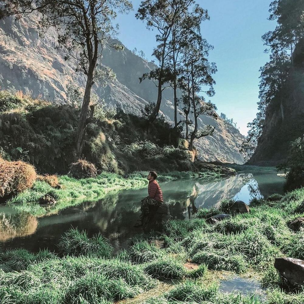 Danau Segara Anakan, Rinjani, Nusa Tenggara Barat