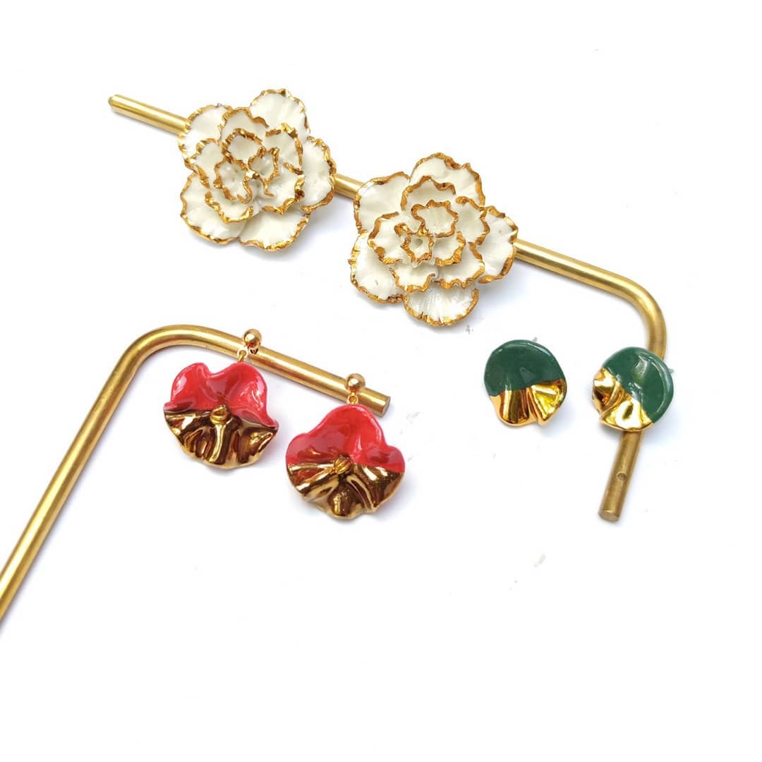 Koleksi anting porselen cantik dari KAR Jewellery