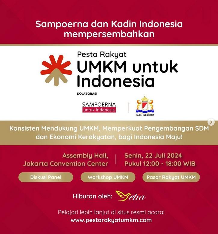 Pesta Rakyat UMKM Indonesia 2024