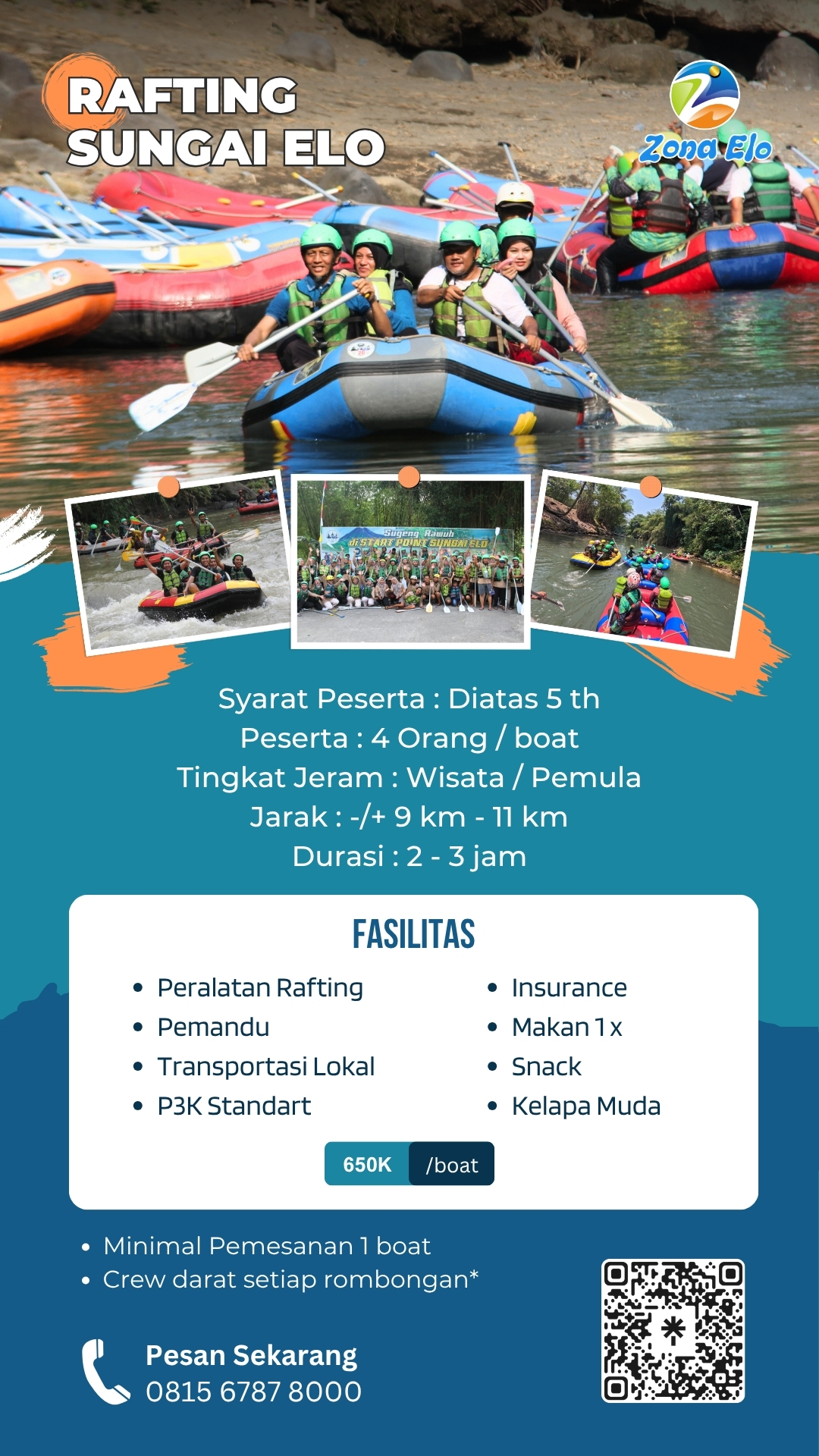 Rafting Sungai Elo