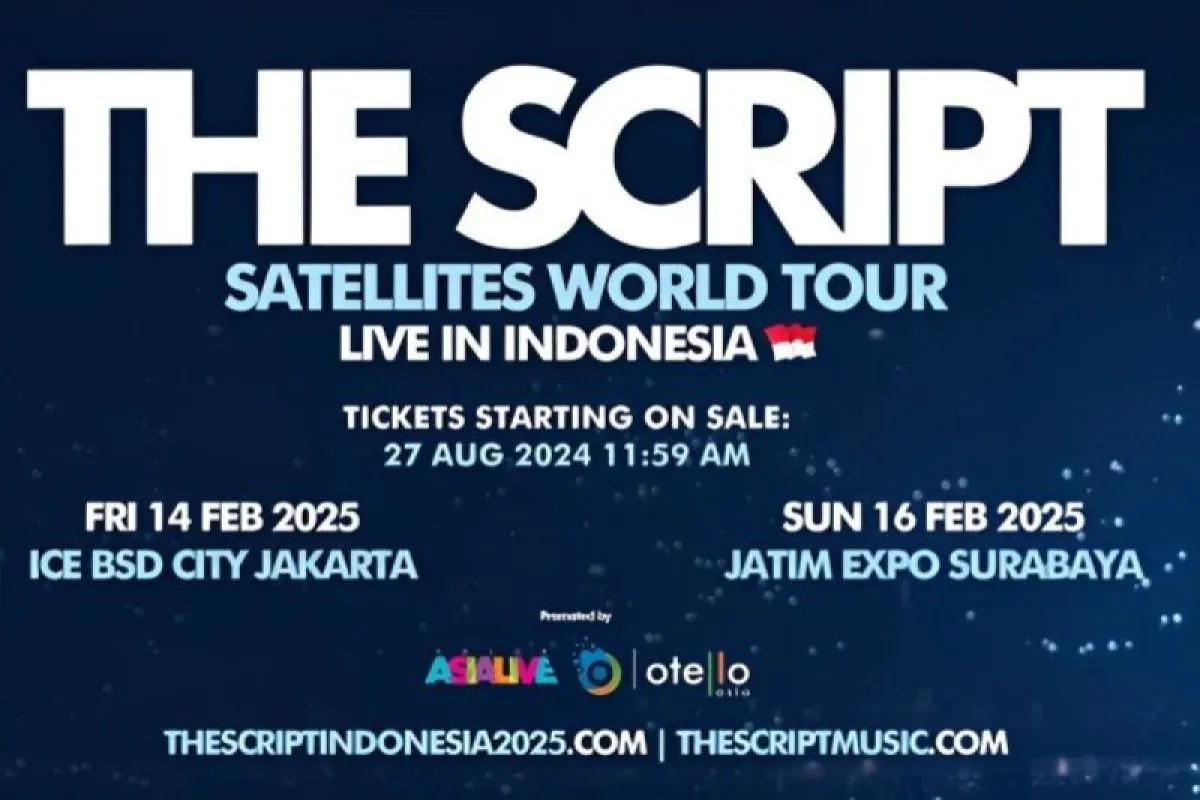 The Script Satellites World Tour Live in Indonesia - Surabaya