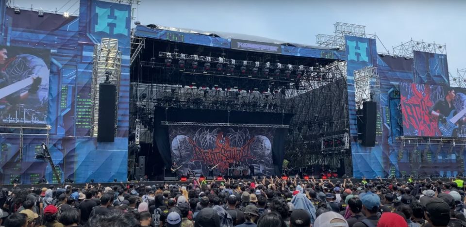 Deretan Band Lokal Hingga Mancanegara Sukses Menghibur Metalhead di Panggung Musik Metal Hammersonic 2024