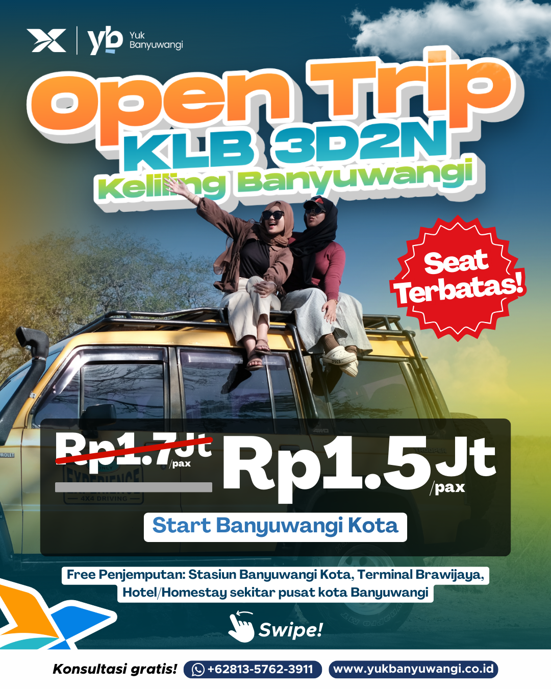 Open Trip 3 Hari 2 Malam Keliling Banyuwangi