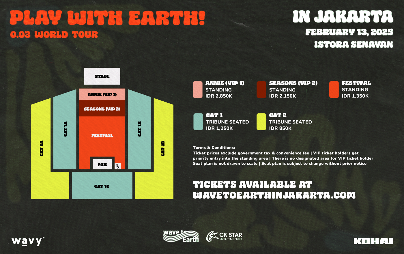wave to earth 0.03 World Tour in Jakarta