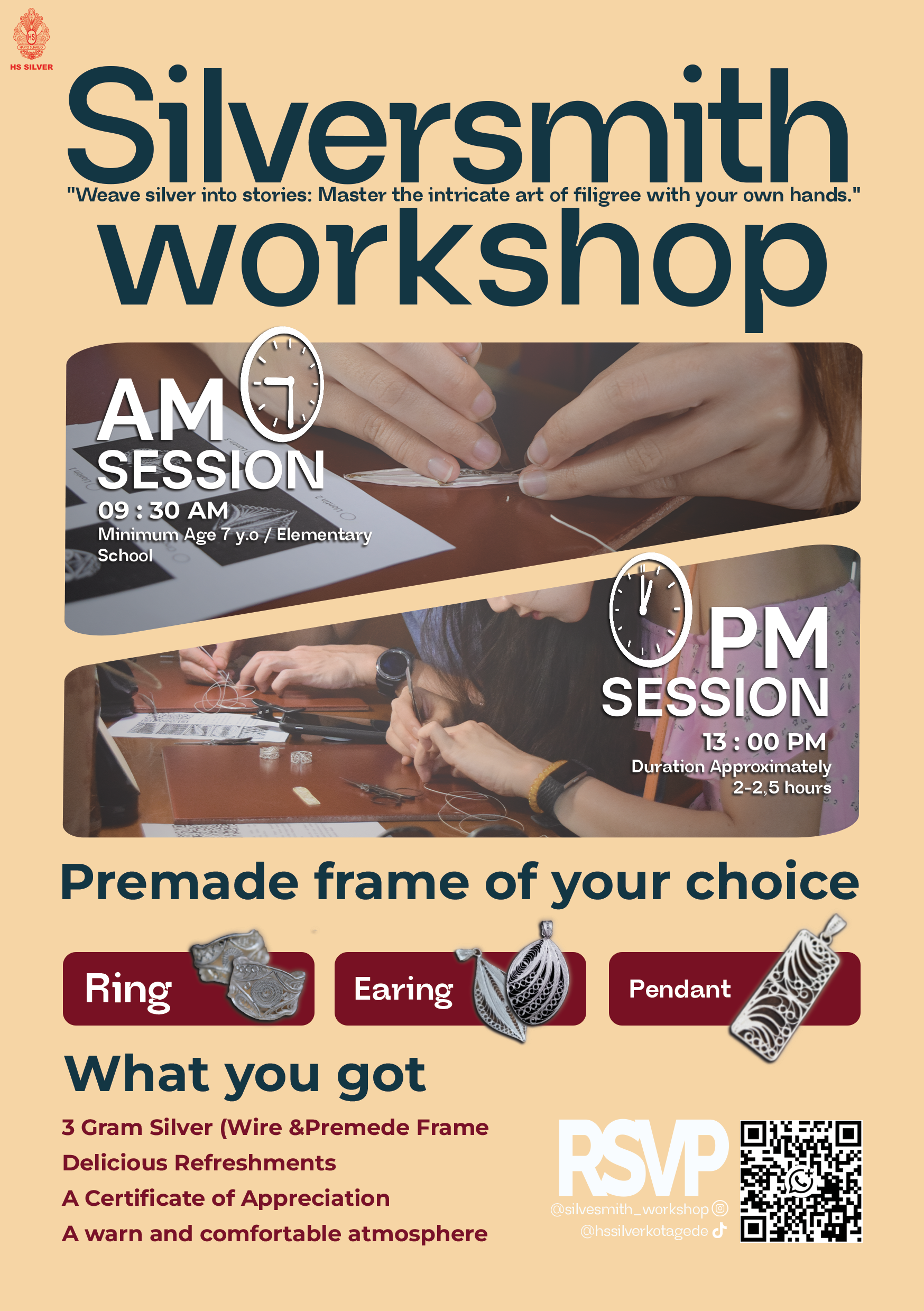 Silversmith Workshop Class