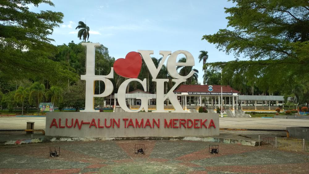 Alun-alun Taman Merdeka Pangkalpinang yang Tertata Rapi