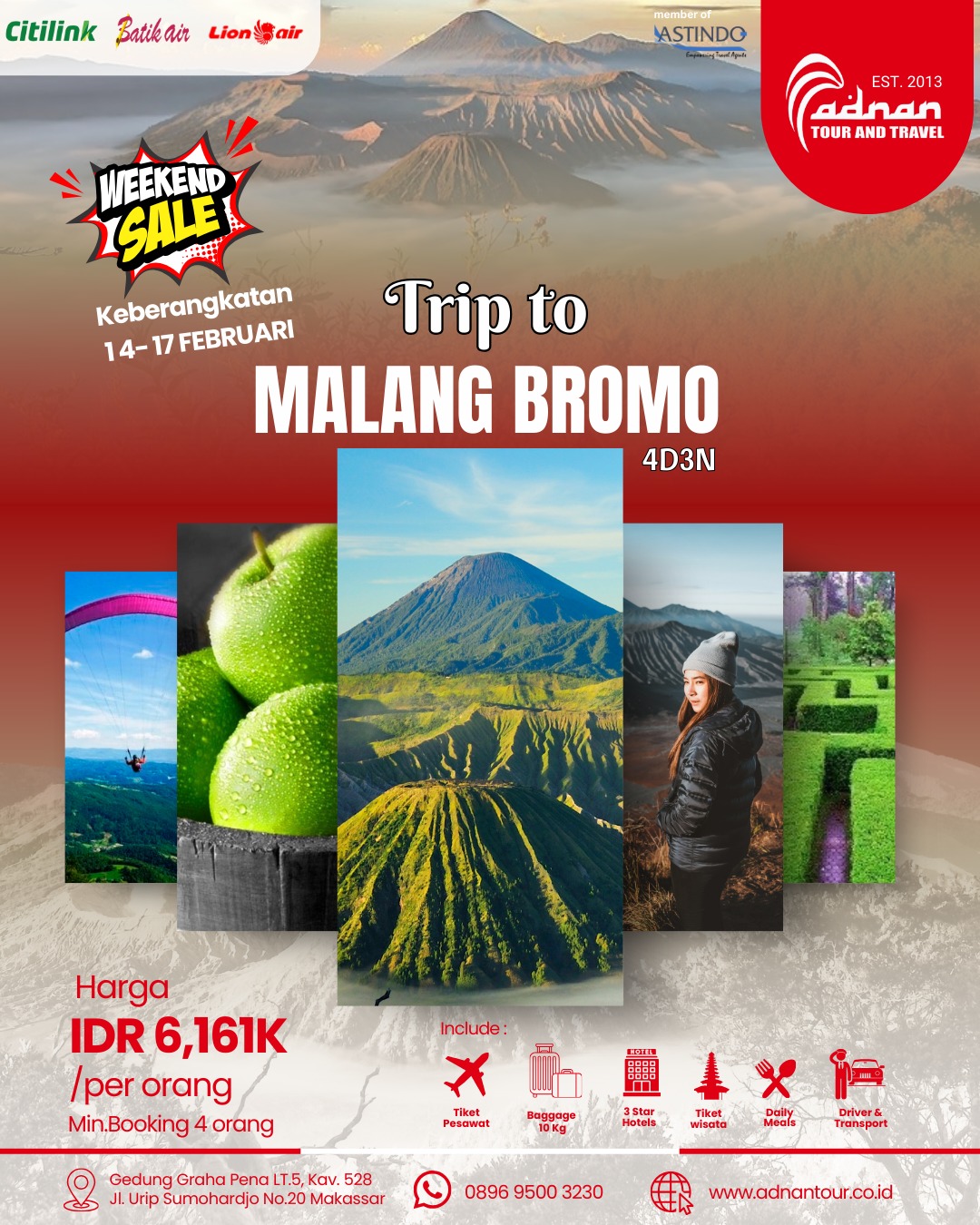 4D3N EXPLORE MALANG - BROMO