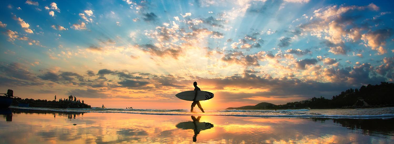 適合衝浪初學者的外南夢海灘