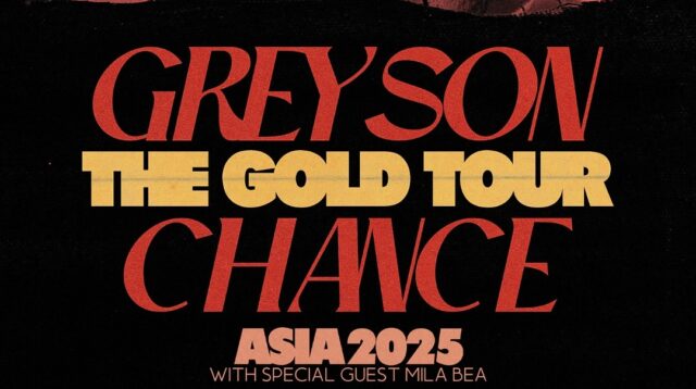 Greyson Chance The Gold Tour Asia 2025: Jadwal & Kota