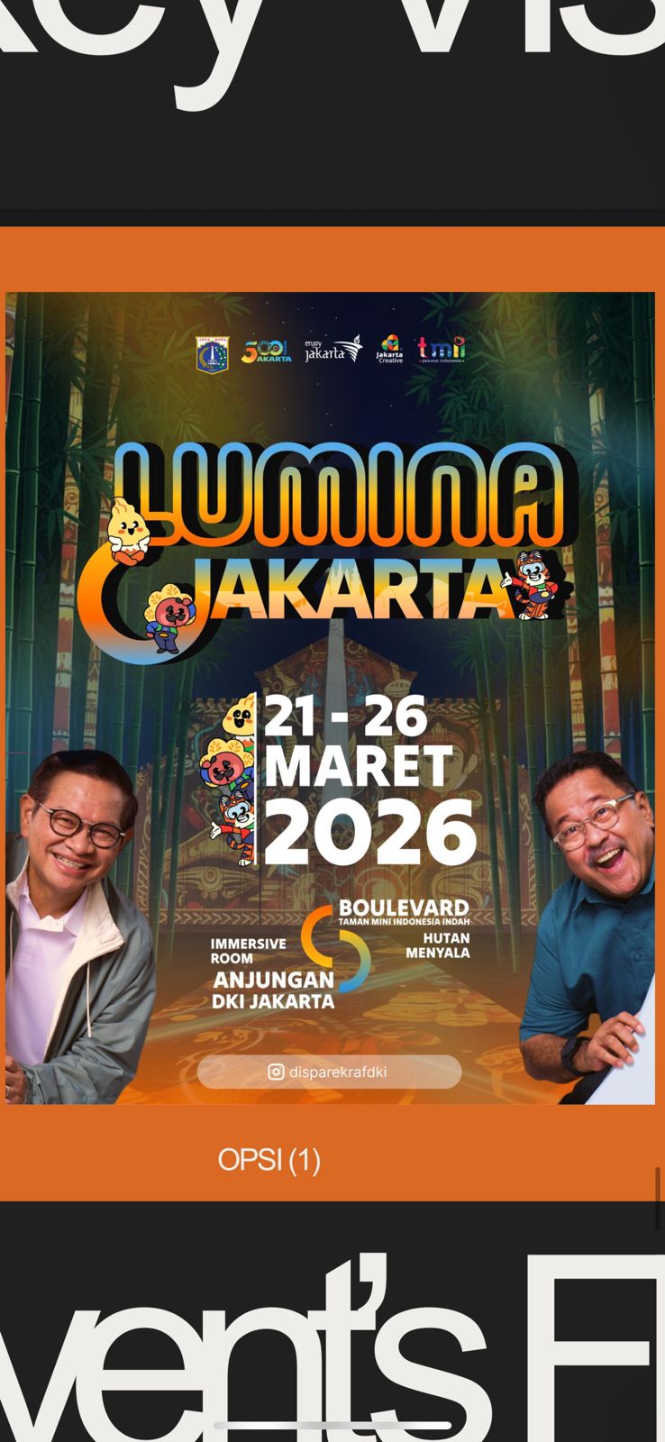 Lumina Jakarta (Immersive Room & Hutan Menyala)