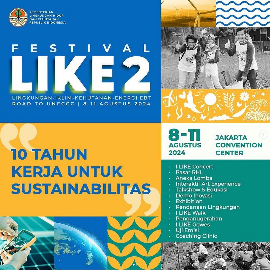 Pameran Festival LIKE (Link Kehutanan Energy Terbarukan) 2024