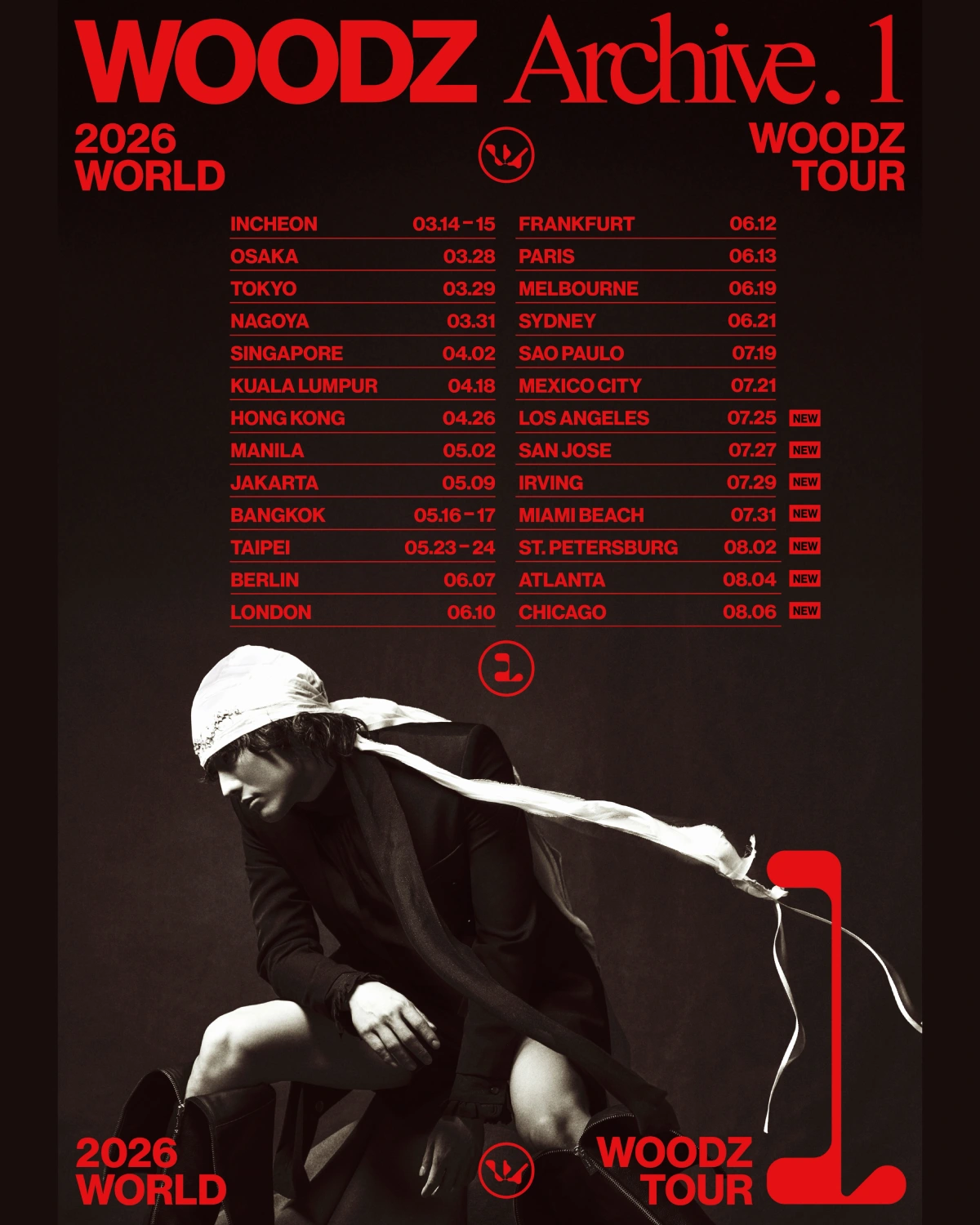 WOODZ World Tour 2026: Konser Spesial Sang Idola