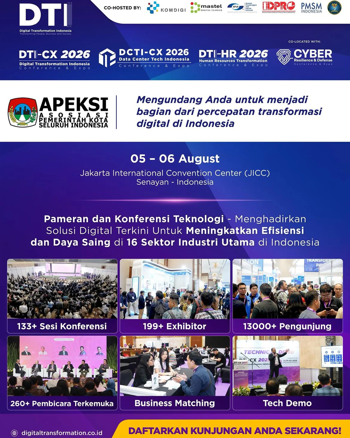 Digital Transformation Indonesia Conference & Expo (DTI-CX) 2026