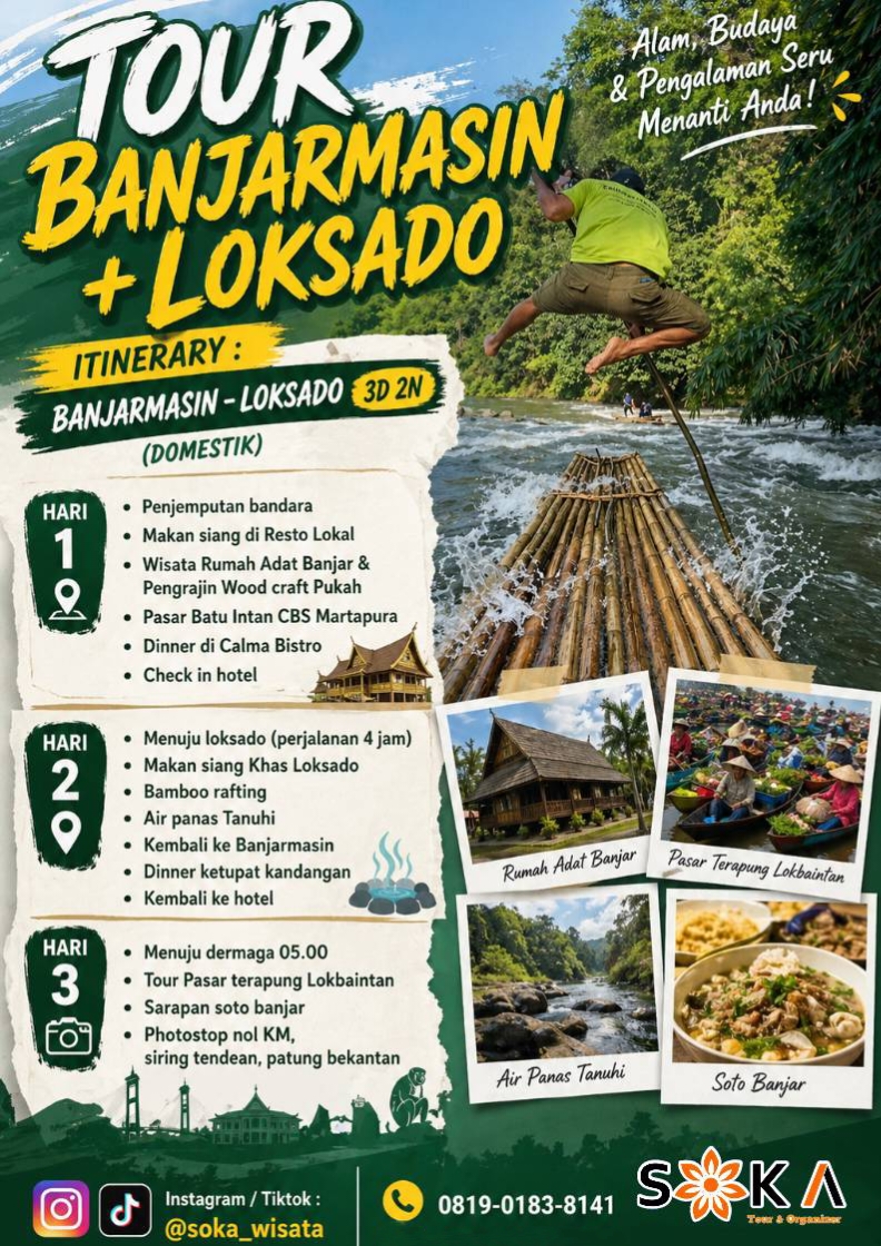 Tour Banjarmasin + Loksado
