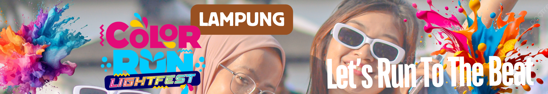 Lampung Color Run Lightfest 2025