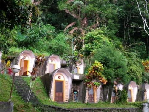 KALIURANG on the slopes of sacred held MERAPI VOLCANO 