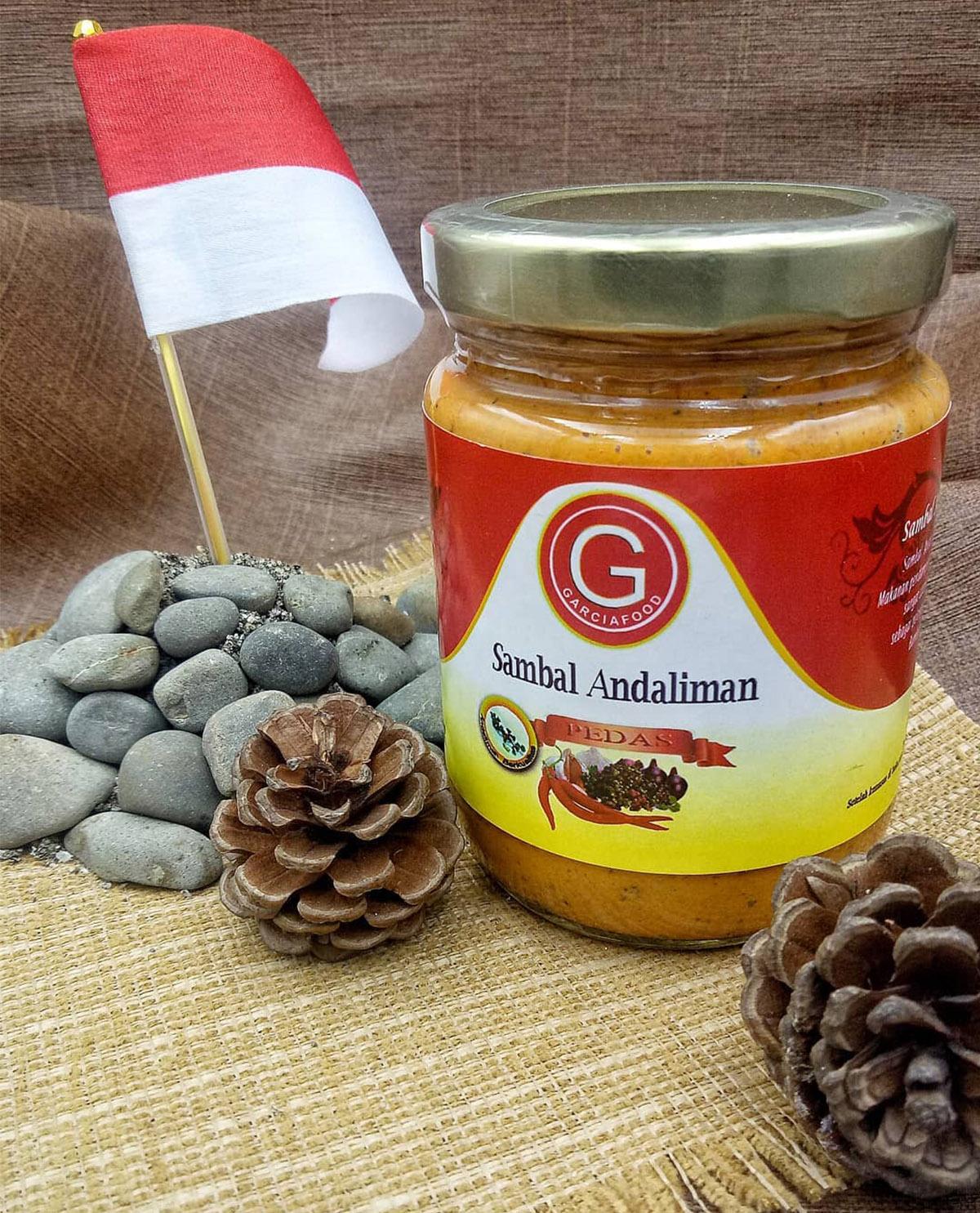 Sambal Andaliman warisan kuliner Indonesia produksi Garcia Food