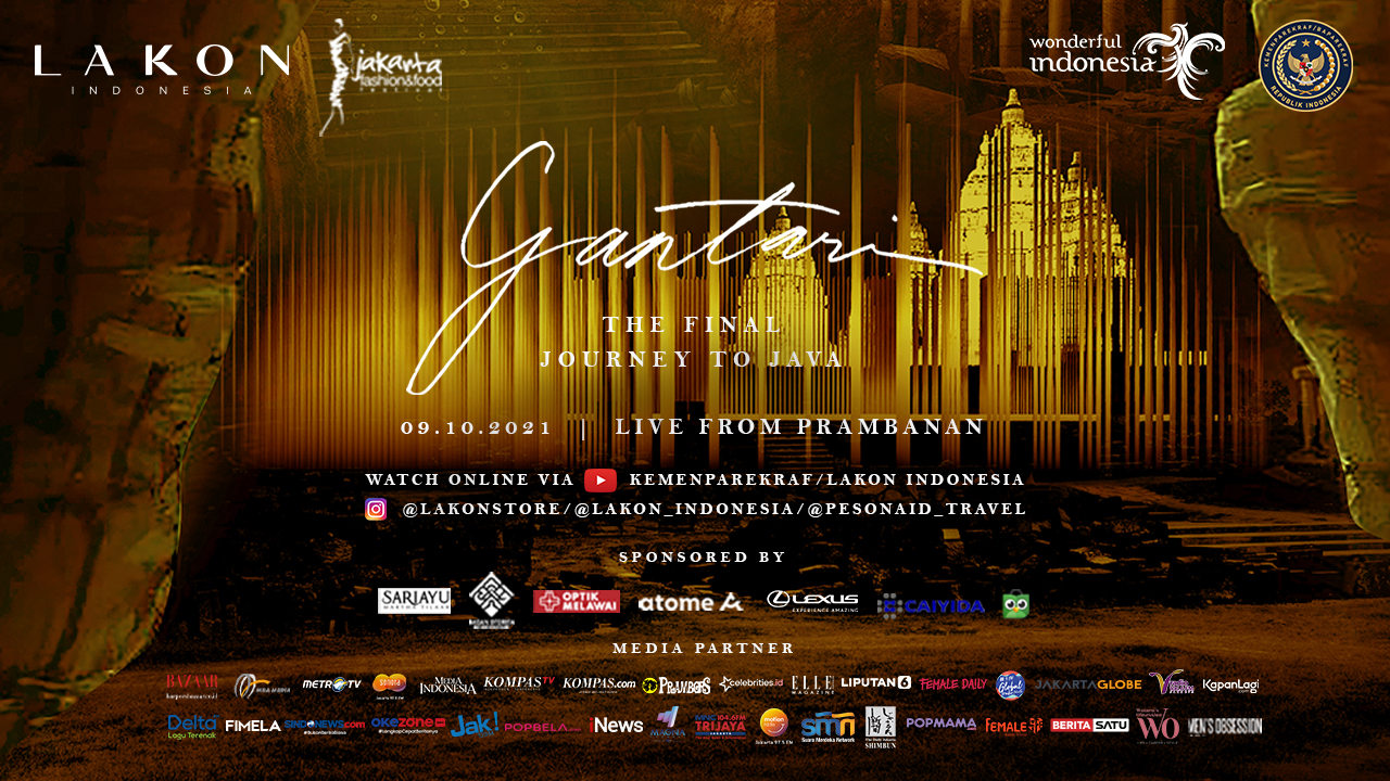 Peragaan busana karya Lakon Indonesia di GANTARI