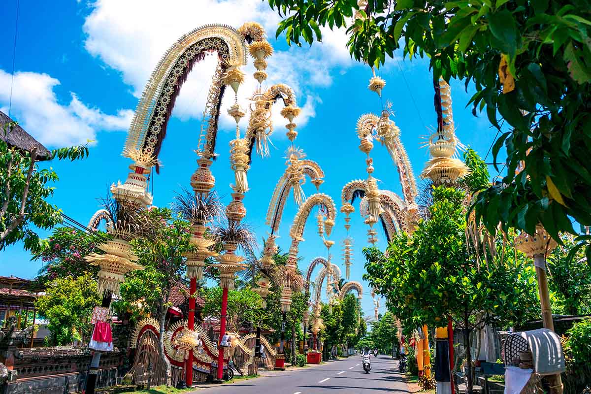 penjor in Bali