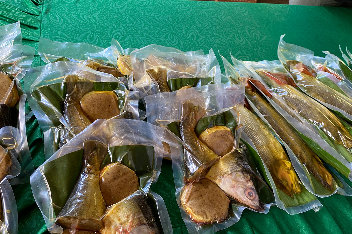 ikan bandeng presto Desa Wisata Rammang-Rammang