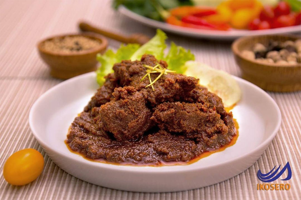 Rendang Padang kemasan Rendang Ikosero Payakumbuh